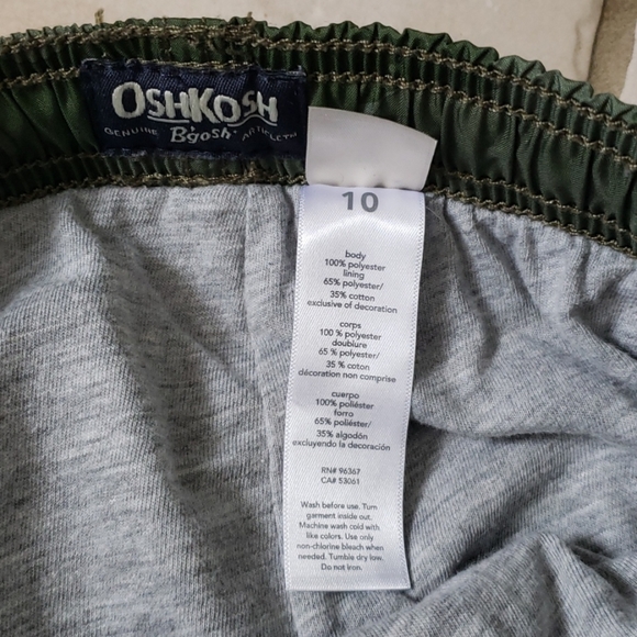 Camouflage green lined pants, stretchy waist, new - Picture 6 of 8